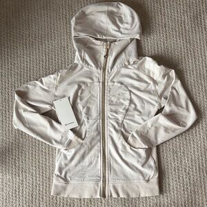 Vintage Lululemon Cream Gold Zipper Hoodie